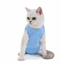 [코코스튜디오] 1+1 고양이 수술복 요양복 중성화수술, 고양이 환자복/핑크/L