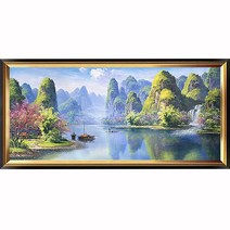 히여 보석 십자수 3D DIY 패키지 D210428, 19. 풍경호수 BH-184