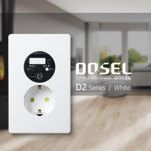 디에스이엘씨 D2시리즈 화이트 대기전력자동차단 콘센트 USB 콘센트, 대기전력자동차단3구