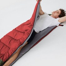 3계절 침낭 경량 캠핑 백패킹 침낭 고급형, 블루 고급형