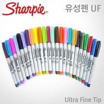 샤피 유성 네임펜 울트라파인팁 0.3mm 낱개, 1개, 브라운