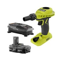 RYOBI 18볼트 ONE+ 리튬이온 무선 대용량 파워 인플레이터 P738 키트 1.3Ah 배터리와 충전기