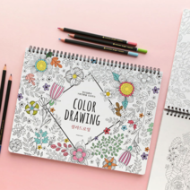 매일공감 집에서하는취미 컬러링북 드로잉북 색칠 도안 심심할때할만한것