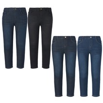 게스 아동 본딩 청바지 슬림스트레이트 키즈 주니어 캐쥬얼 보온성 남아 여아 밴딩 데님 진