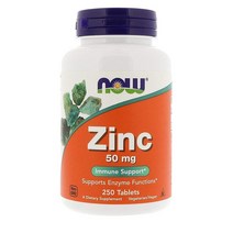 Now Foods 나우푸드 아연 50mg 250정, 1개