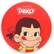 2500손거울 페코원형손거울 peko 레드 휴대용손거울, 1개