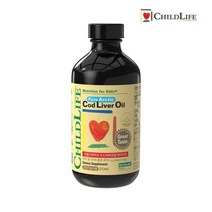 기타 차일드라이프 코드리버오일 대구간유 237ml x1개 어린이 유아 영양보조제 시럽 글루텐프리어린이 영양제 액상 성장보조제 비타민 영유아
