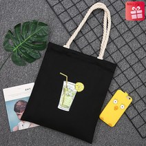 ecobag FJ72 지퍼에코백 여성 패브릭가방 예쁜에코백 33x38
