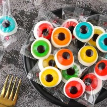 안구젤리 할로윈 시체 말랑 사탕 개별포장 5봉 180개, 5봉x288g/약180개입