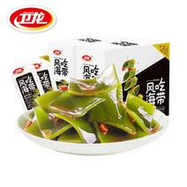 (승이네 집) 중국식품 weilong fengchi haidai jialiang30% 웨이룽 마라 다시마 밥도둑 술안주 26g*20소포/통, 26g