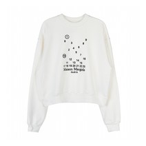 [메종마틴마르지엘라] [라벨루쏘] [메종 마르지엘라] 넘버링 로고 여성 맨투맨 S51GU0