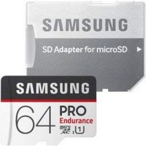 Samsung 고내구 설계 PRO Endurance microSDXC 64GB MB-MJ64GA SD 변환 어댑터 부속 삼성 해외 패키지품