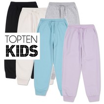 탑텐키즈 2023 봄 아동 남아 여아 공용 더블니트 조거팬츠