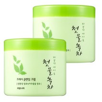 과일나라 첫물녹차 프레시 클렌징 크림, 300g, 2개