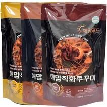 해담쭈꾸미 숯불향쭈꾸미볶음, 보통맛*5, 직화250g