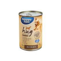 스내피톰 도그 허그 닭고기와 닭 간 400g (12개 1박스)