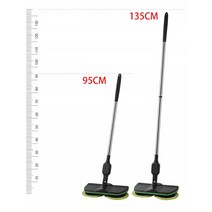 마루광택기 360 도 회전 충전식 무선 바닥 청소기 스크러버 폴리셔 전기 걸레 극세사 청소 가정용, 한개옵션0, 한개옵션0