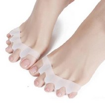 산큐아이템 발가락링 2p 발가락 분리 고정 실리콘링, 1개