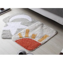 거실 공부방 서재 부드러운 면 발매트 주방발매트, 해