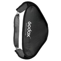 Godox 50cm x 소프트박스 백 키트 스튜디오포토그라피 카메라 플래시 핏 보웬스 엘린크롬 마운트 거치대 (195 195), 19.6 x 19.6 softbox only