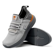 FitVille 남성용 와이드 토 박스 스니커즈 경량 러닝 운동화 컴포트, Gray, 12.5 - Wide/2E