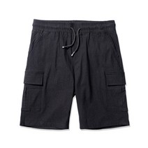 언탭트 남성용 여름 스판 밴딩 카고 반바지