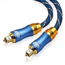 금속장애탐지기 광 섬유 케이블 테스트 테스터 Emk 디지털 오디오 toslink 오디오 (꼰 재킷 포함) od6.0 1m 2m 3m 10m 15m-파란색, 광 케이블