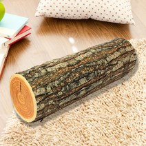 캠핑용 원통쿠션 통나무디자인 폭신한 침대독서 침대