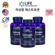 [Life Extension] 미국직수입 여성용 에스트로겐 식물성베지 30정제, 1개, 식물성에스트로겐30정(1개월분), 1개