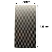 75x125 3 능직 일반 탄소 섬유 시트 플레이트 패널 보드 두꺼운 0.511.523 모델 용 394965, 0.5mm plain matte