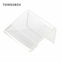 ㄱ자책상 코너책상 L자책상 T1.3mm 클리어 l 모양 테이블 사인 가격표 레이블 디스플레이 스탠드 종이, 08 H40 X W100MM