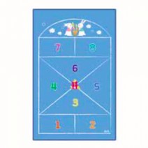 스쿨문구 사방치기 놀이매트 하늘 diy 만들기