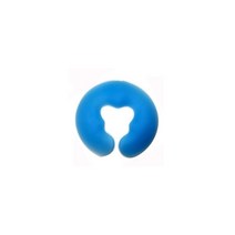 U 모양 큰 크기 실리콘 심플 스파 패드 바디 마사지 관리 뷰티 침대 편안한 대형 실리카 젤 베개 얼굴 휴식 구멍, U Shape Blue