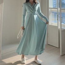 떳다그녀 토니포 꼬임 롱 원피스