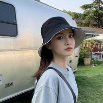 [TOP 100] 여성패션모자 1P 배색 벙거지 플로피햇 버킷햇 오버핏 _ 플로피햇