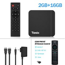 Tanix-W2 안드로이드 11 스마트 TV 박스 Amlogic S905W2 2G 16G 2.4G 5G 듀얼 와이파이 100M BT TVBOX 4K 미디어 플레이어 셋톱 VS TX, Au 플러그_2G 16G EN G20SPRO BT