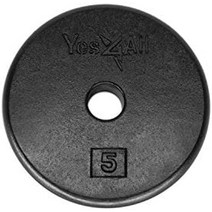 엘리코 원판 중량 yes4all 표준 1인치 주철 추판 5 7.5 10 15 20 25lbs(단일 앰프 쌍), ㅏ. 5파운드 - 싱글, 1. 싱글
