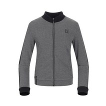 링스#골프#소매에 레이스 테이프를 덧대어 여성미를 살린 체크 쟈카드 소재의 티가디건, 베이지