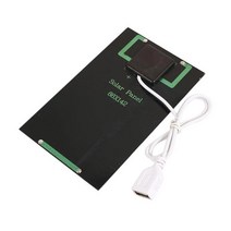 우레탄판넬 사이딩판넬 세라믹판넬 태양 전지 패널 USB 마이크로 배터리 충전기 야외 휴대용 휴대폰 파워, 한개옵션0