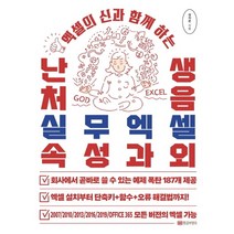 난생처음 실무엑셀 속성과외(엑셀의신과함께하는), 단품, 심지은
