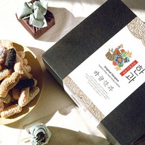 하늘한과 잔칫날 고급한과 선물세트 실속형 찹쌀 약과 유과 대용량 전통 한과, 1650g, 1box