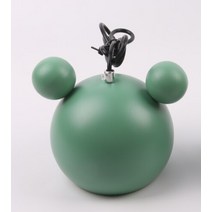 식탁 주방 침대 무드등 스테인드글라스조명 현대 실내 mickey led 펜던트 등기구 북유럽 다채로운 금속 어린이 키즈 매달려 램프 침실 홈, 초록
