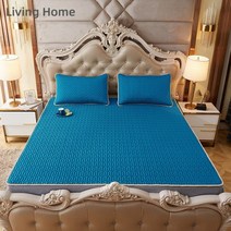 Living Home리빙홈 라텍스 여름침대패드 쿨링 고정패드, 02