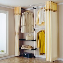 가화행거 알루미늄수납선반3단옷걸이드레스룸행거(SLBAL3320SD) 행거, SLBAL3320SD_B(오렌지)