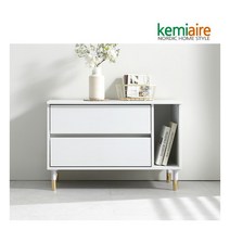[케미에르] 쿠크 800 싱글 TV거실장 KSH-201, 색상:화이트