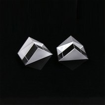 프리즘 광학 유리 직각 굴절 삼각형 외부 K9 재료 테스트 장비 10x10x10mm, 한개옵션0