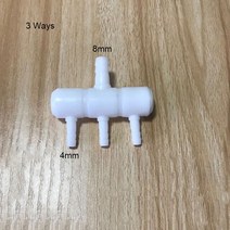 수족관 어항 공기 흐름 플라스틱 분배기 산소 스플리터 레버 밸브 연못 펌프 커넥터 4 6 8 10 웨이 콘센트, 6 way, 06 3 way