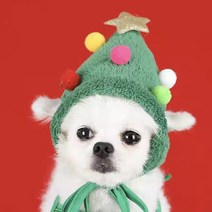 코코스튜디오 강아지옷 고양이 크리스마스 방한 모자, 루돌프