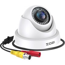 ZOSI 1080p Dome 보안 카메라 (하이브리드 4-in-1 HD-CVI/TVI/AHD/960H Analog CVBS) 2MP Day Night Weatherproof CCT, 1 Camera