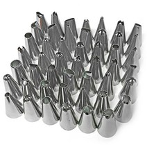 케이크장식 키트 48PCS 아이싱 짤주머니 깍지 커플러 데코 베이킹 디저트 케이크 장식
